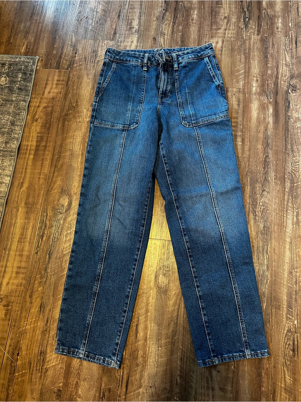 Old Navy OG loose Navy Blue Relaxed Straight-Leg Jeans